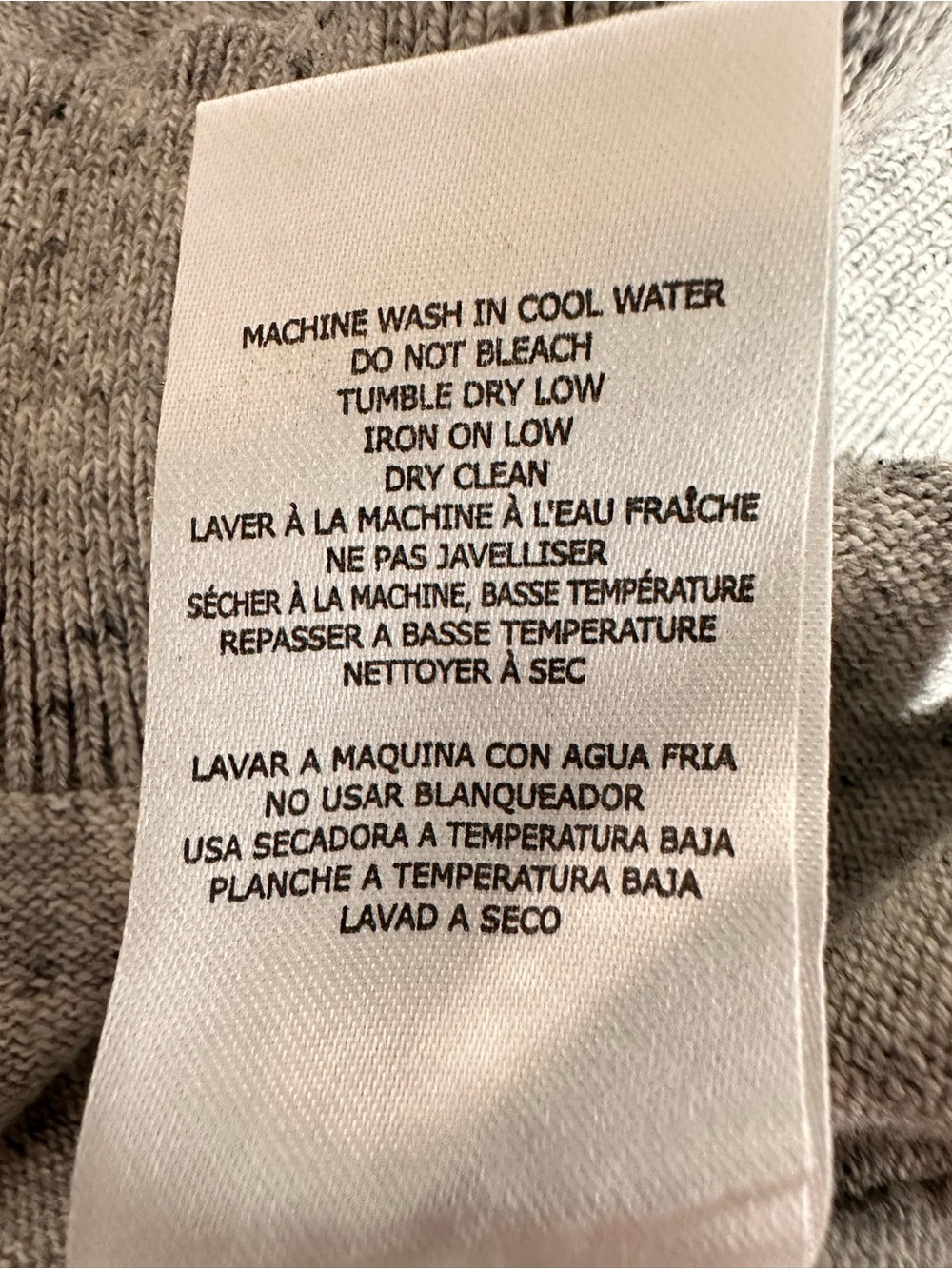 POINT ZERO Quarter Zip Cotton Knit Sweater Grandpa Coastal Cabin L - Picture 7 of 7